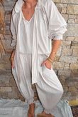 Larc Poet Blouse Calico